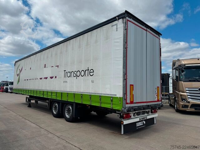 Open semitrailer with tarp SCHMITZ CARGOBULL SCS 18/L *PR+PL * VARIO-SYSTEM * MEGA *