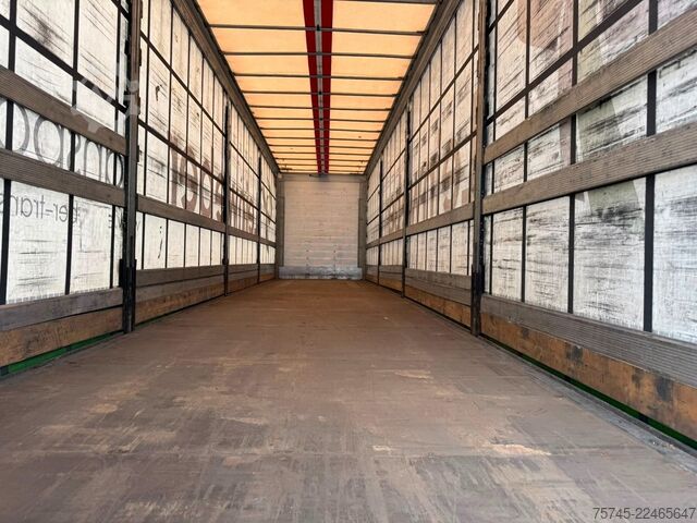 Open semitrailer with tarp SCHMITZ CARGOBULL SCS 18/L *PR+PL * VARIO-SYSTEM * MEGA *