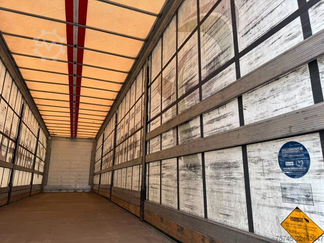 Open semitrailer with tarp SCHMITZ CARGOBULL SCS 18/L *PR+PL * VARIO-SYSTEM * MEGA *