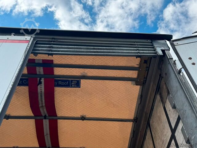 Open semitrailer with tarp SCHMITZ CARGOBULL SCS 18/L *PR+PL * VARIO-SYSTEM * MEGA *