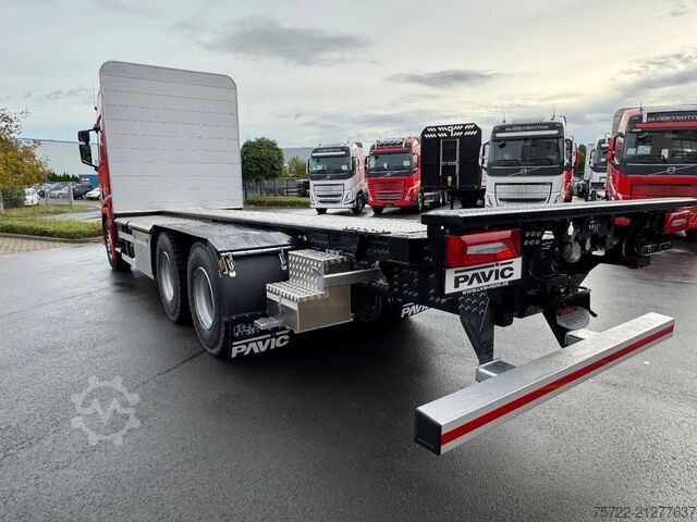 Holztransporter Scania R590 6x4 Kurzholz Kran und Schemel nach Wahl