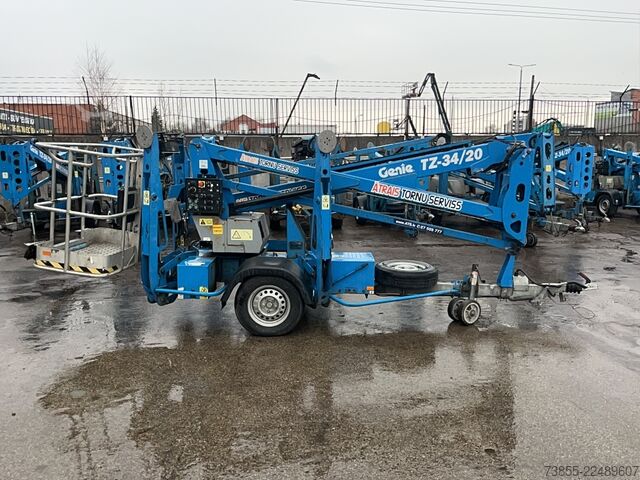 Trailer-Mounted Boom Lift Genie TZ34 (12m)