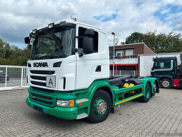 Roll-off tipper truck SCANIA R440 MEILLER Abroller 6x2