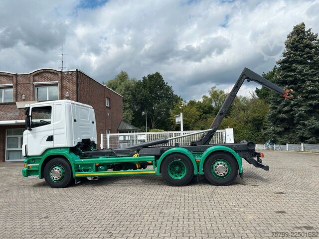 Roll-off tipper truck SCANIA R440 MEILLER Abroller 6x2
