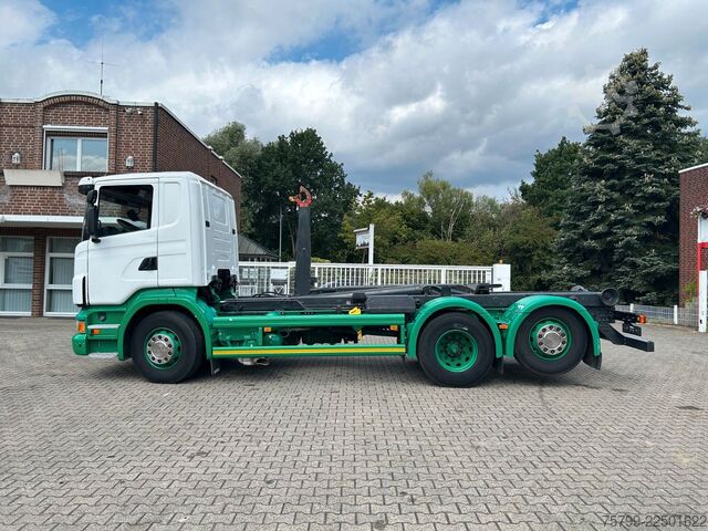 Roll-off tipper truck SCANIA R440 MEILLER Abroller 6x2