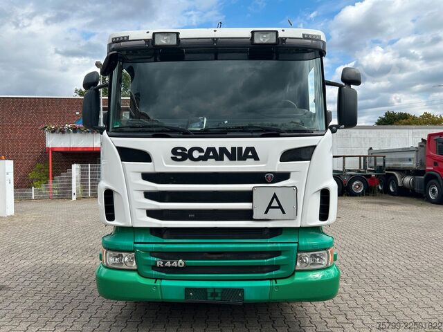 Roll-off tipper truck SCANIA R440 MEILLER Abroller 6x2