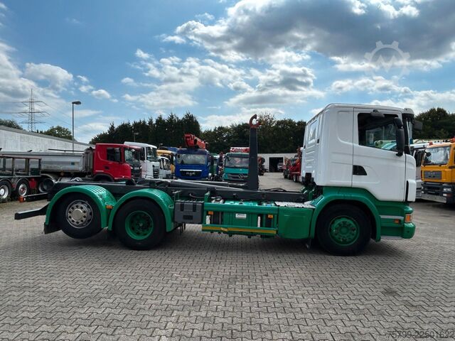 Roll-off tipper truck SCANIA R440 MEILLER Abroller 6x2