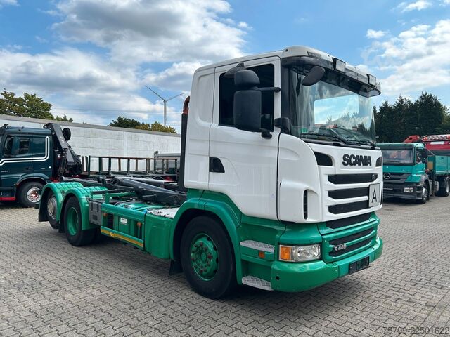 Roll-off tipper truck SCANIA R440 MEILLER Abroller 6x2