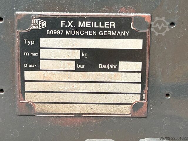 Roll-off tipper truck SCANIA R440 MEILLER Abroller 6x2