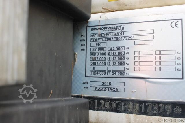 Semi low loader Faymonville extentadable 20m disconnectable front + 42000kg...
