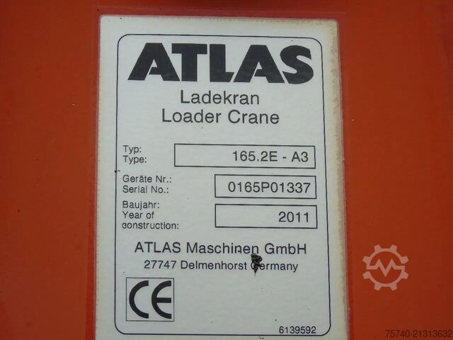 Crane MAN TGS 18.440 + ATLAS 165 + EURO 5 + TRAILER 3 AXL...