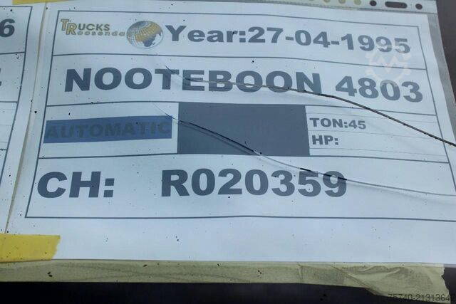 BE semi-trailer Nooteboom EURO 4803 + 3x SAF AXLE