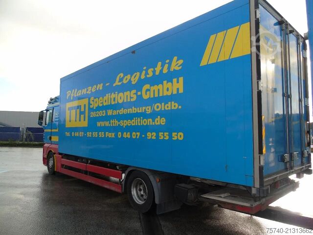 Box body MAN TGA 18.400 + combi + lift + euro 5 + 2.70