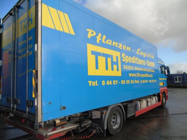 Box body MAN TGA 18.400 + combi + lift + euro 5 + 2.70