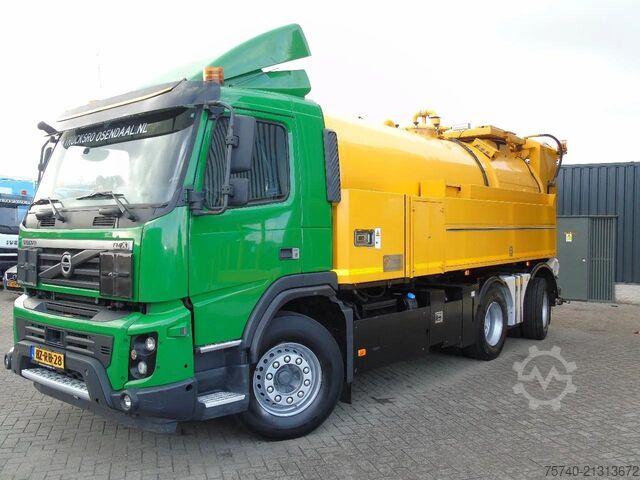 Vacuum truck Volvo FMX 420 + 15.000L +  HIGH PRESSURE PUMP + URACA...