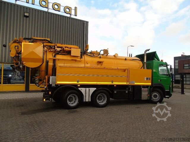 Vacuum truck Volvo FMX 420 + 15.000L +  HIGH PRESSURE PUMP + URACA...