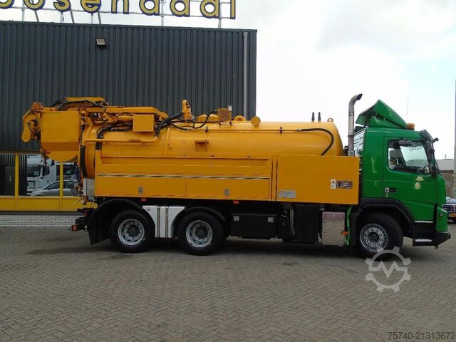 Vacuum truck Volvo FMX 420 + 15.000L +  HIGH PRESSURE PUMP + URACA...