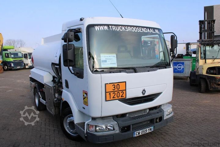 Tankwagen Renault Midlum 250 + 2 COMP + 6180liter + euro 2 + manual