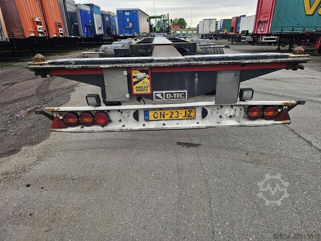 Transport von Containern D-TEC FLEXI TRAILER - ALL CONNECTIONS - BPW DRUM - AP...
