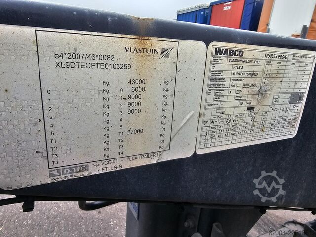 Transport von Containern D-TEC FLEXI TRAILER - ALL CONNECTIONS - BPW DRUM - AP...