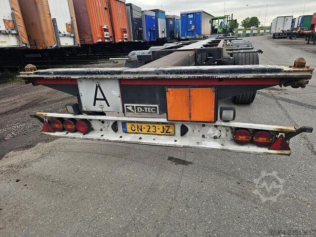 Container transport D-TEC FLEXI TRAILER - ALL CONNECTIONS - BPW DRUM - AP...