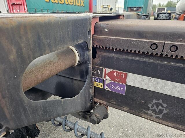 Container transport D-TEC FLEXI TRAILER - ALL CONNECTIONS - BPW DRUM - AP...