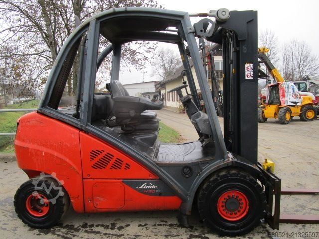 Diesel Forklift Linde H30D-02 Triplex-Freihub 4,7m Hubhöhe + Seitenschie
