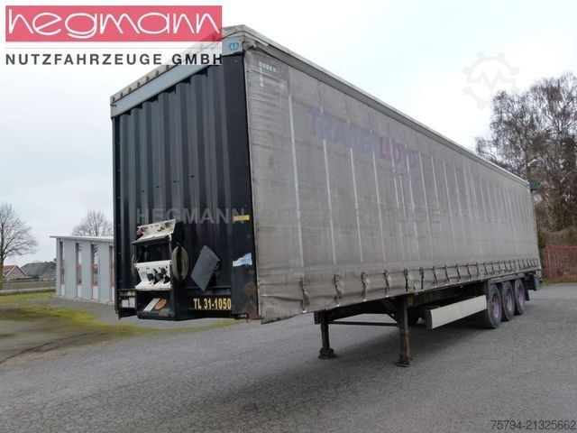 Auflieger mit Pritsche & Plane KRONE SDP 27, BPW ECO Plus,  Standart, Deutsch