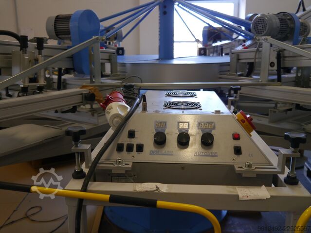 Screen printing machine Schenk Textildruckmaschine Variprint, Spider Typ 6/10