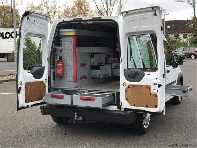 Box wagon high + long Ford Transit Connect 1.8 TDCi DPF+AHK+Einbau