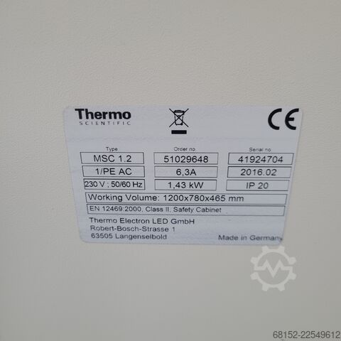 Thermo Scientific MSC-Advantage Sicherheitswerkbank für biologische Arbeiten Thermo Scieintific MSC-Advantage