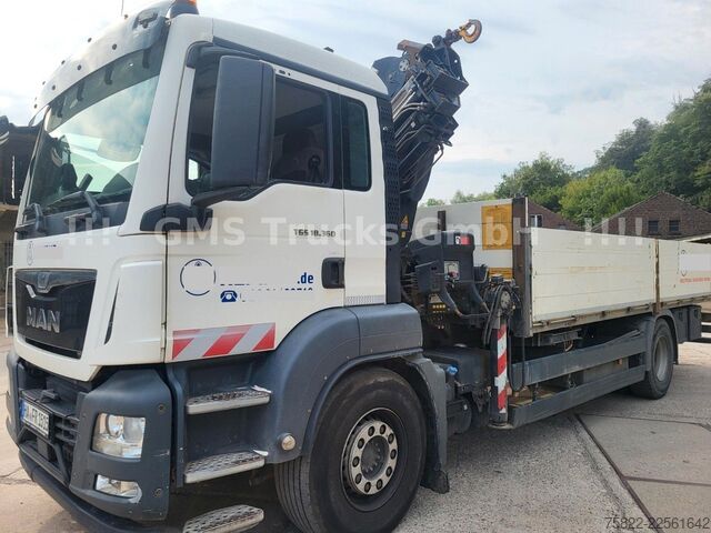 LKW mit Pritsche (offen) MAN TGS 18.360 / 6,6m / Hiab 244 16m Kran