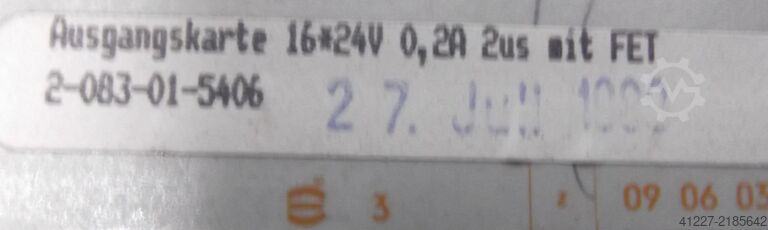 Control card Homag 2