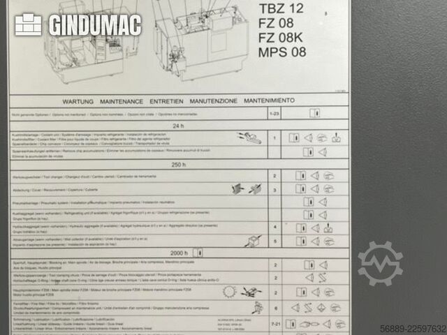 CHIRON FZ 12 KW + Fanuc M - 20iA (2011) CHIRON FZ 12 KW + Fanuc M - 20iA (2011)