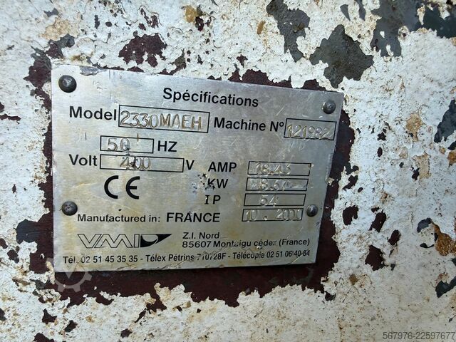 Gabelknetmaschine VMI 2330MAEHW Fork Mixer with 2 x Bowls