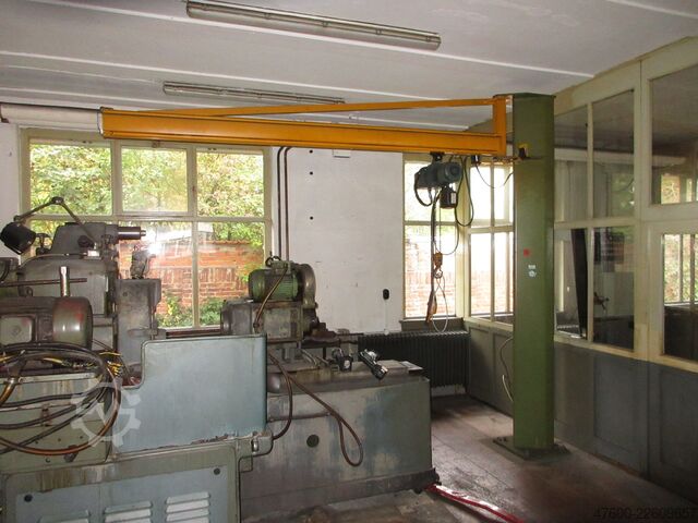 Saeulenschwenkkran Schwenkkran Kettenzug Demag KBK Kran Drehkran Hallenkran L 3m Demag KBK2 500Kg + DK Kettenzug H3m