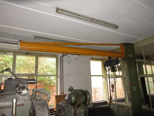 Saeulenschwenkkran Schwenkkran Kettenzug Demag KBK Kran Drehkran Hallenkran L 3m Demag KBK2 500Kg + DK Kettenzug H3m