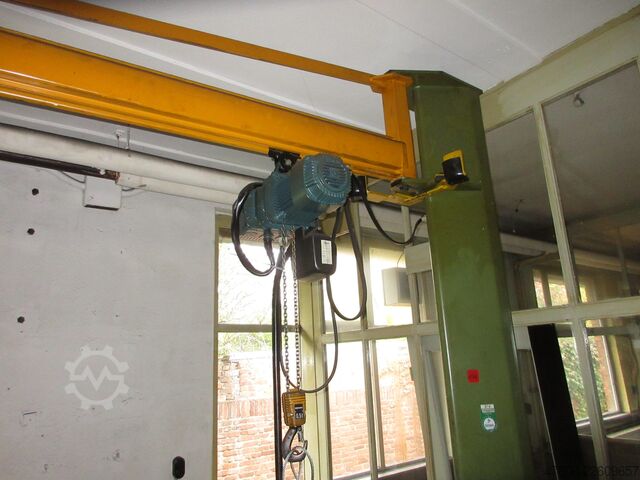 Saeulenschwenkkran Schwenkkran Kettenzug Demag KBK Kran Drehkran Hallenkran L 3m Demag KBK2 500Kg + DK Kettenzug H3m