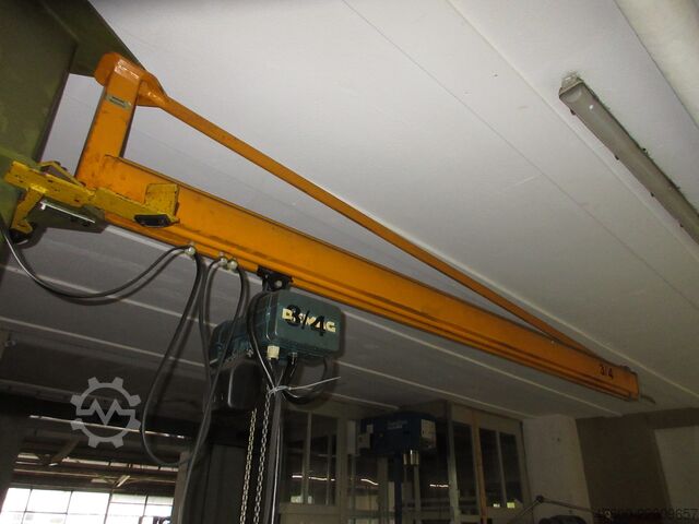 Saeulenschwenkkran Schwenkkran Kettenzug Demag KBK Kran Drehkran Hallenkran L 3m Demag KBK2 500Kg + DK Kettenzug H3m