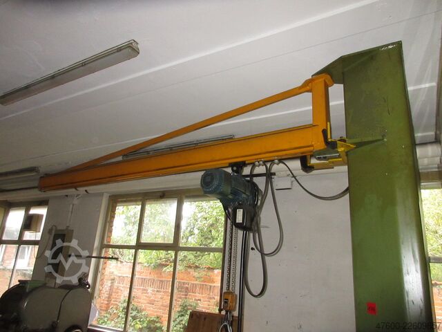 Saeulenschwenkkran Schwenkkran Kettenzug Demag KBK Kran Drehkran Hallenkran L 3m Demag KBK2 500Kg + DK Kettenzug H3m