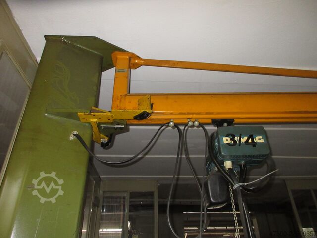 Saeulenschwenkkran Schwenkkran Kettenzug Demag KBK Kran Drehkran Hallenkran L 3m Demag KBK2 500Kg + DK Kettenzug H3m