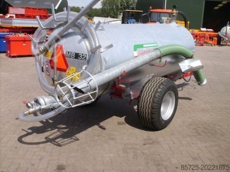 Manure spreader  Watertank enkele as
