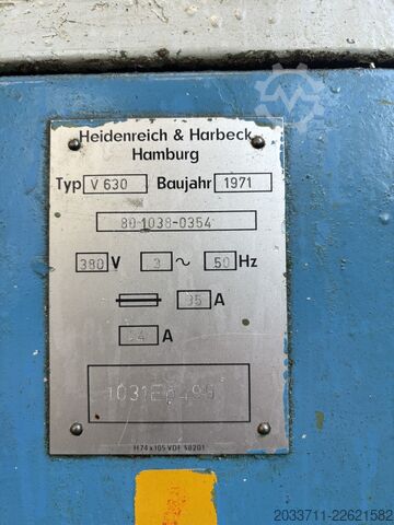 Lathe - conventional VDF Boehringer V630