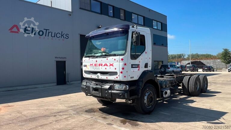 Fahrgestell mit Fahrerhaus Renault Kerax 370 (BOITE MANUELLE / TRES PROPRE / LAMES...