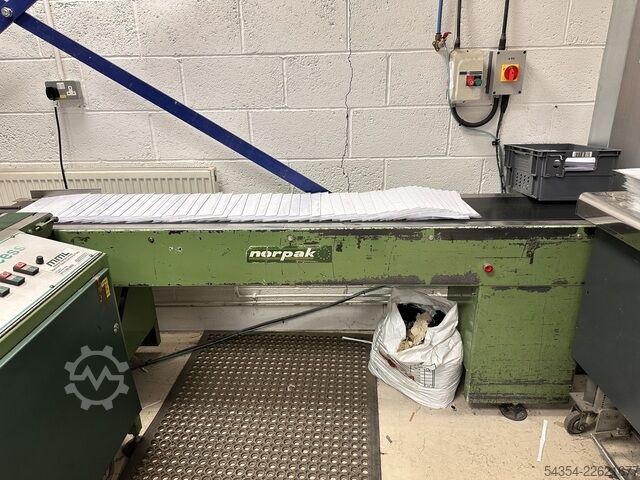 Magazine Sorting and Polywrapping Line Norpak 
