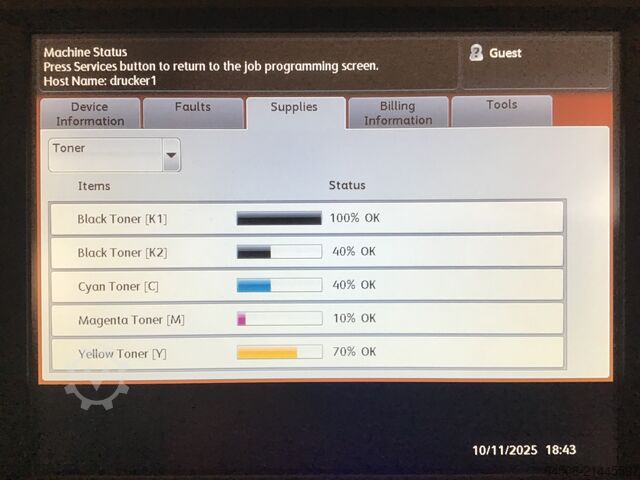 XEROX C60 mit interner FIERY EX-i C60/70 XEROX XEROX Digital Color Press C60