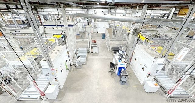 Automatic CNC Drilling LINE + Splitting MORBIDELLI + MAHROS + CELASCHI (SCM) PowerFlex + Brush + SPL