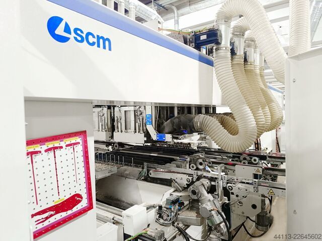 Automatic CNC Drilling LINE + Splitting MORBIDELLI + MAHROS + CELASCHI (SCM) PowerFlex + Brush + SPL