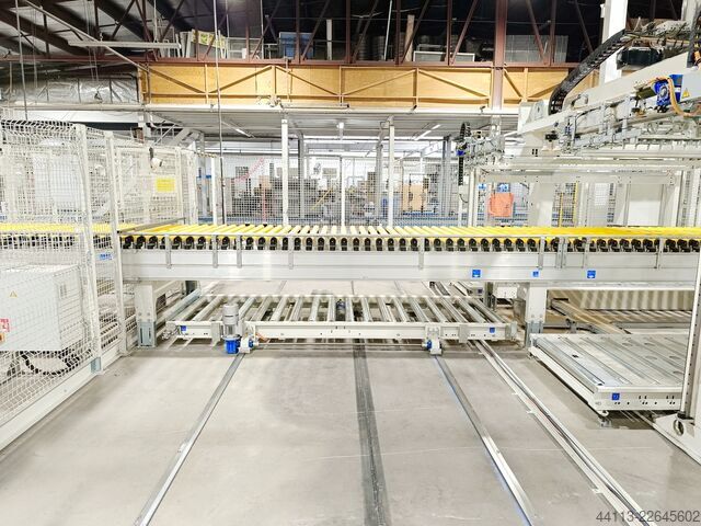Automatic CNC Drilling LINE + Splitting MORBIDELLI + MAHROS + CELASCHI (SCM) PowerFlex + Brush + SPL