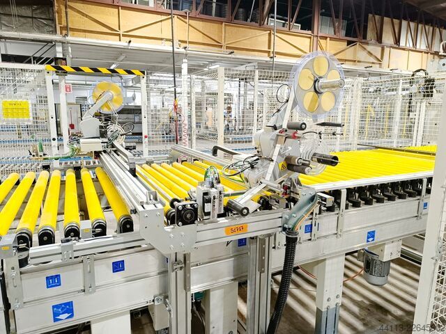 Automatic CNC Drilling LINE + Splitting MORBIDELLI + MAHROS + CELASCHI (SCM) PowerFlex + Brush + SPL